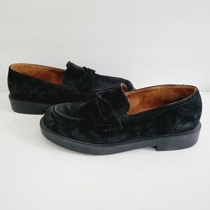 NEW Paul Green Sadie Loafer Black Suede Size 9.5 US